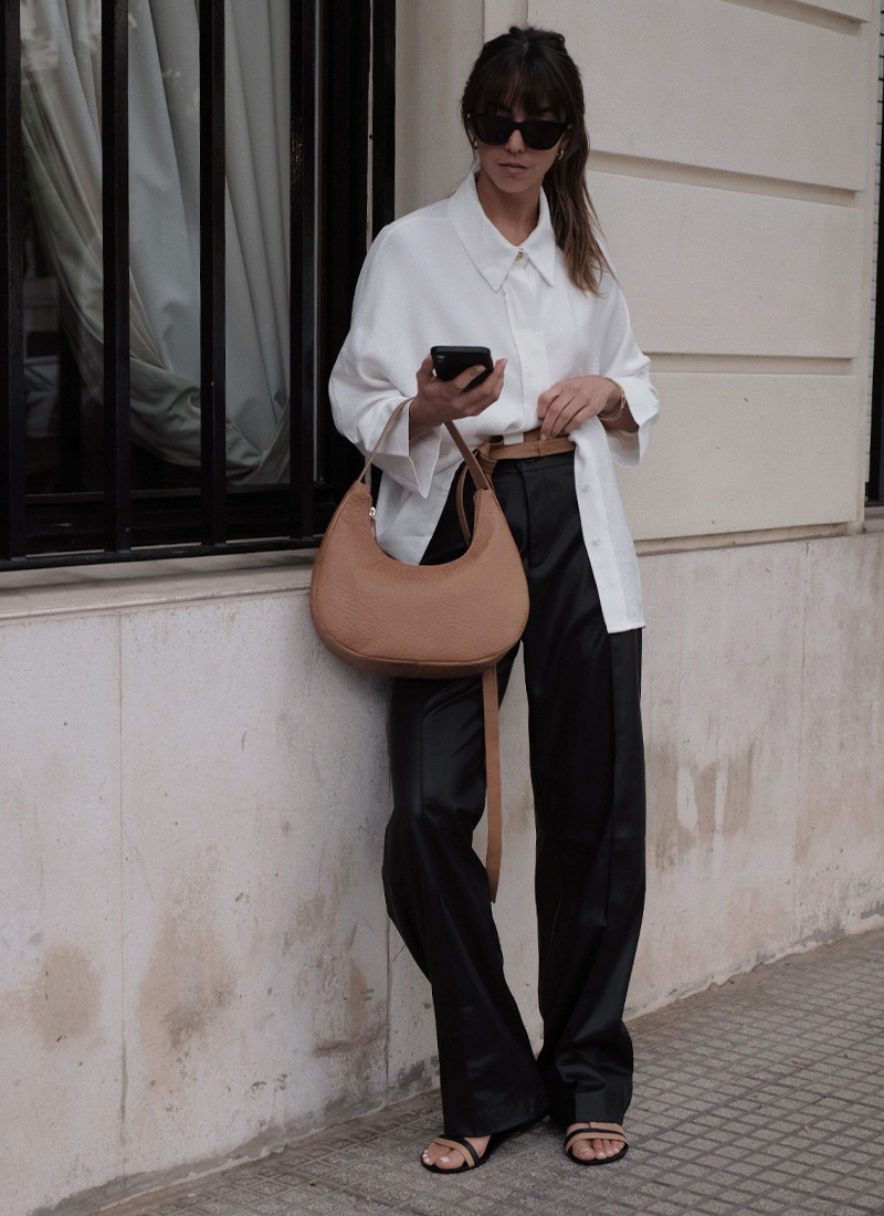 Pantalon de cuero en verano hotsell