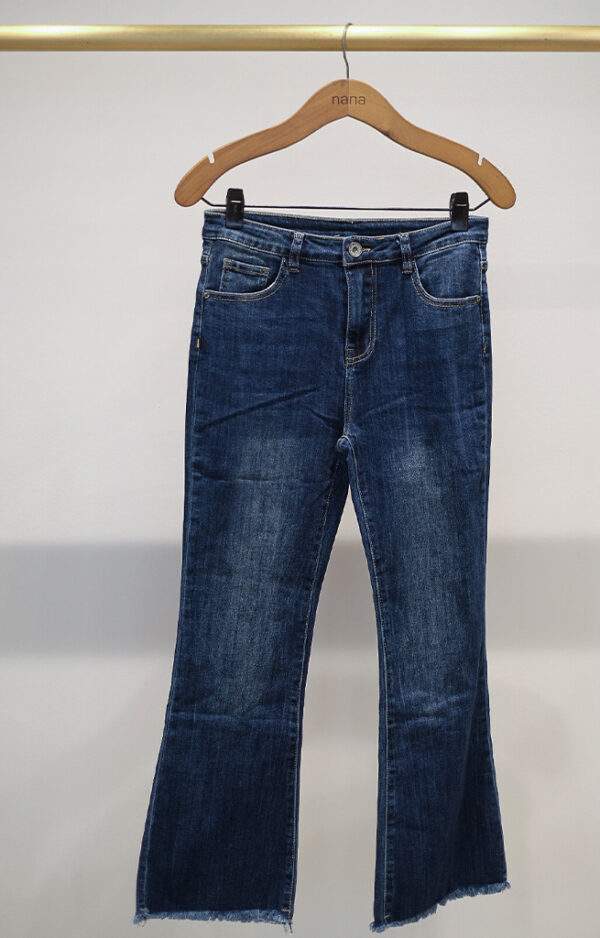 Denim Cropped Boot Allegra - Imagen 4