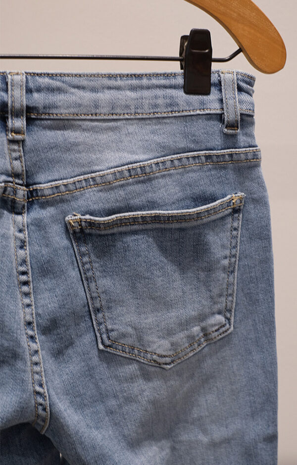 Denim Cropped Boot Elaine - Imagen 5
