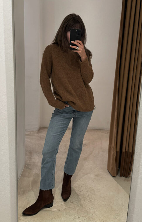 Denim Cropped Boot Elaine